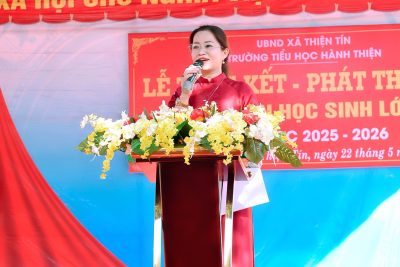 TRƯỜNG TIỂU HỌC HÀNH THIỆN TỔ CHỨC TỔNG KẾT NĂM HỌC 2025 – 2026