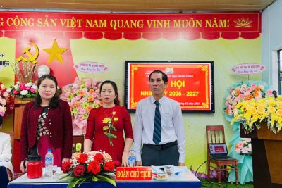 ĐẠI HỘI CHI TRƯỜNG TIỂU HỌC HÀNH THIỆN NHIỆM KỲ 2025-2027