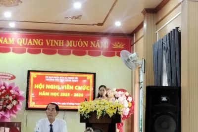HỘI NGHỊ VIÊN CHỨC NĂM HỌC 2025-2026 CỦA TRƯỜNG TIỂU HỌC HÀNH THIỆN